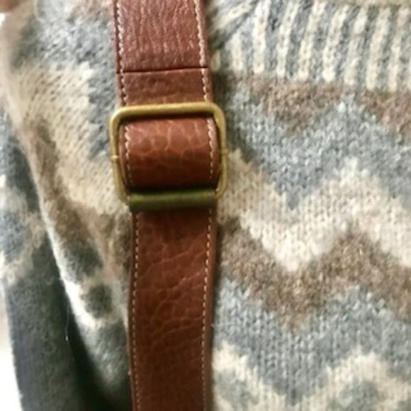 Fleur-de-lis Royal Plush Leather Bag - Picture 13 of 15